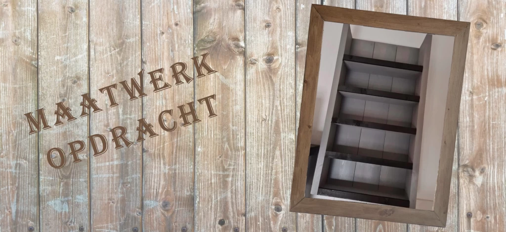 Maatwerk service opdracht: Kruidenkast van steigerhout grey wash met zwart
