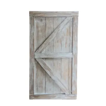 Kleine houten decortieve luik loftdeur landelijke stijl 60x32cm
