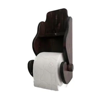 Etra afbeelding van sierlijke toiletrolhouder