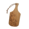 Decoratieve snijplank van eikenhout met hederaprint