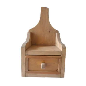 kleine houten ladekastje met één lade voorzijde